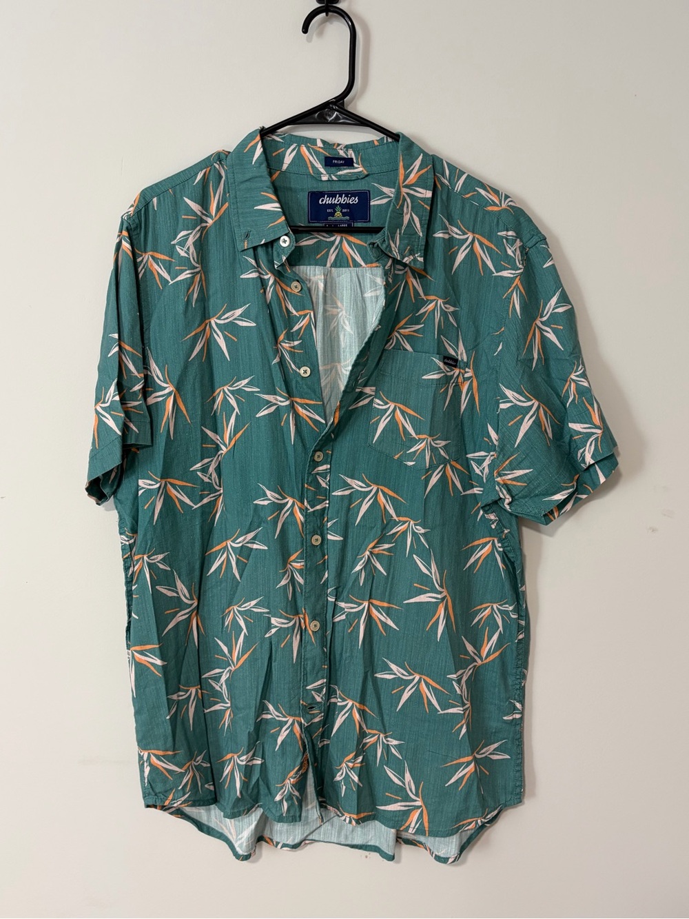 chubbies Short-Sleeve Tropical Print Shirt